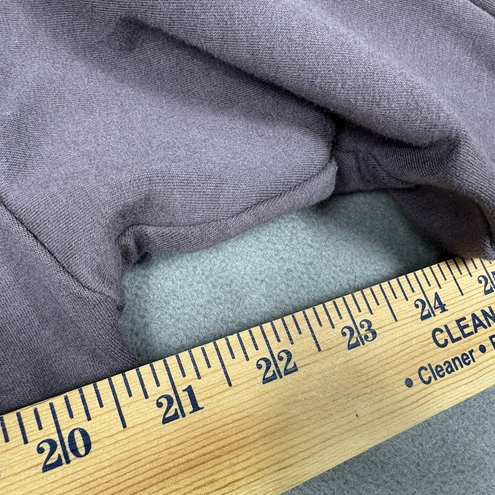 Chalet Size Medium Purple Tunic Top Asymmetrical Neck Button Lagenlook USA - Picture 8 of 8